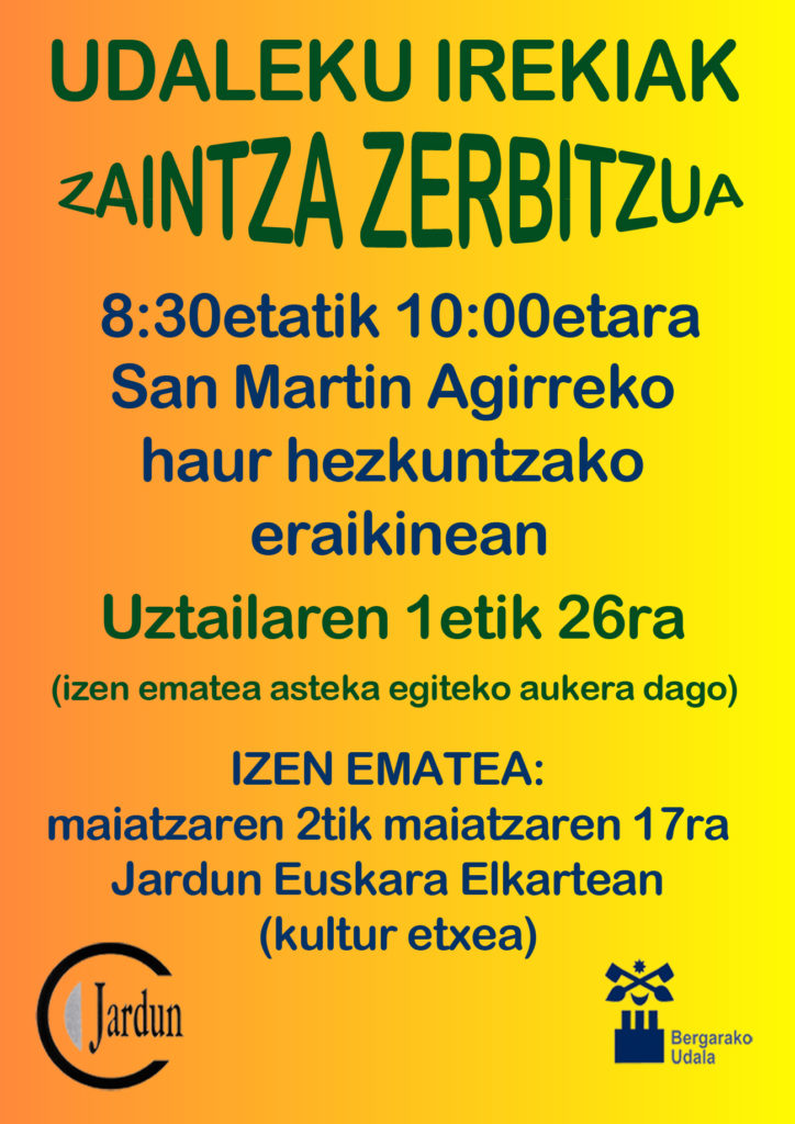 Eskuorrixa, aurretik, euskeraz