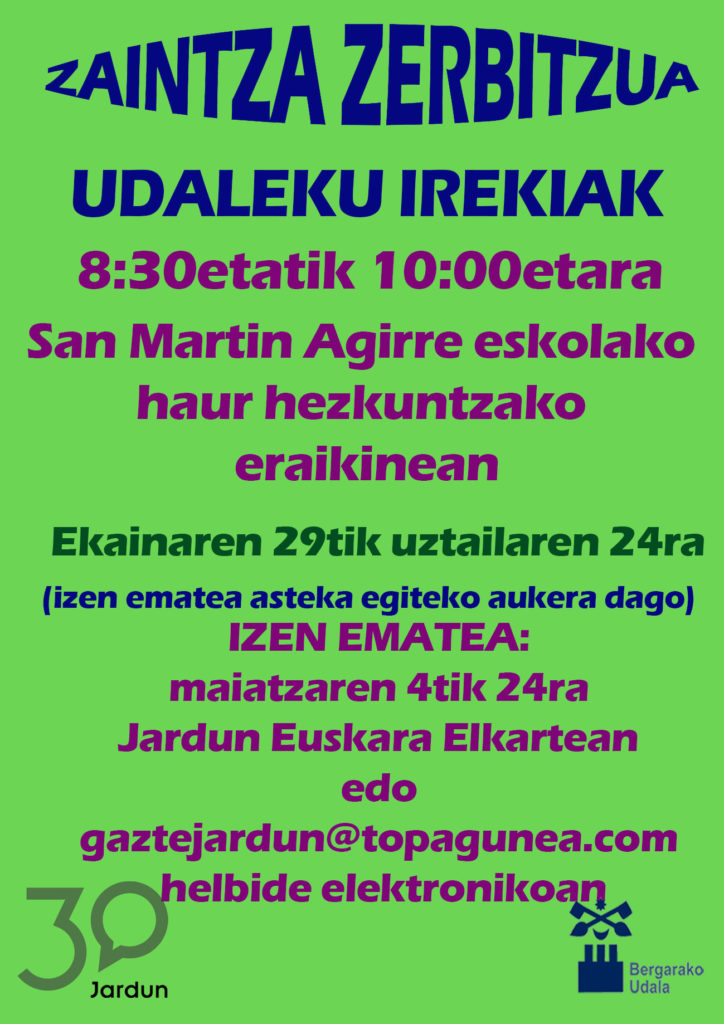 Eskuorrixa euskaraz aurretik,ona