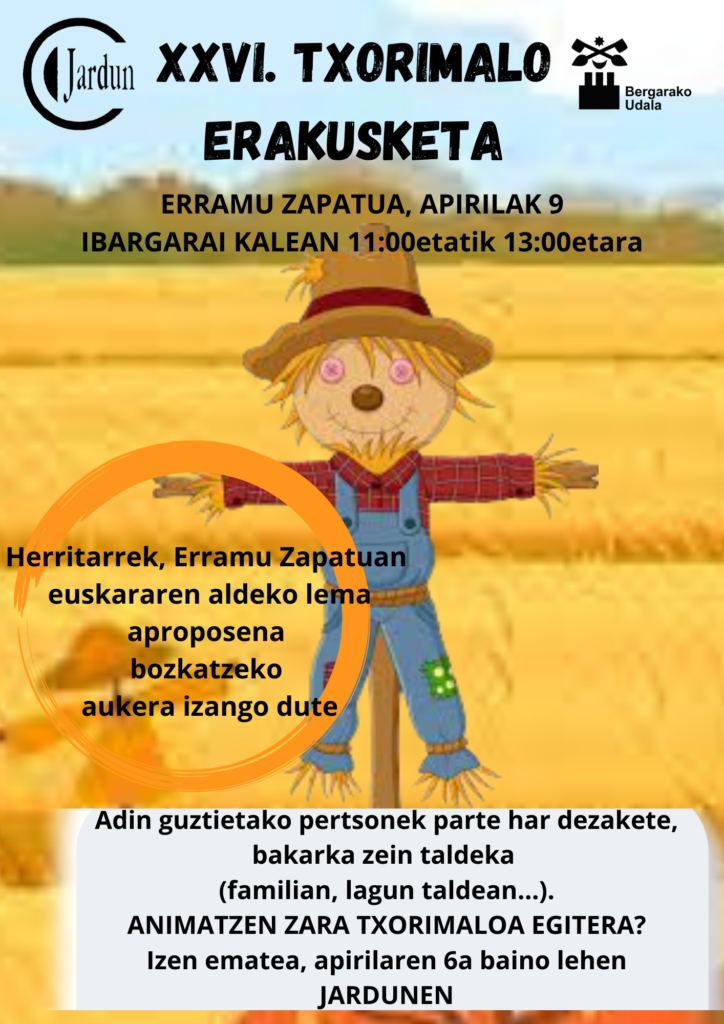 XXVI. TXORIMALO ERAKUSKETA, kartela